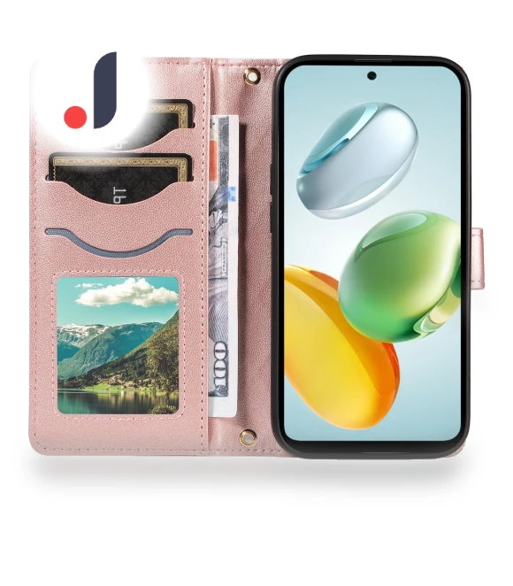Wallet Case Rhombus Leather Phone Cover — Basic Cases, Samrtwatch Bands Straps