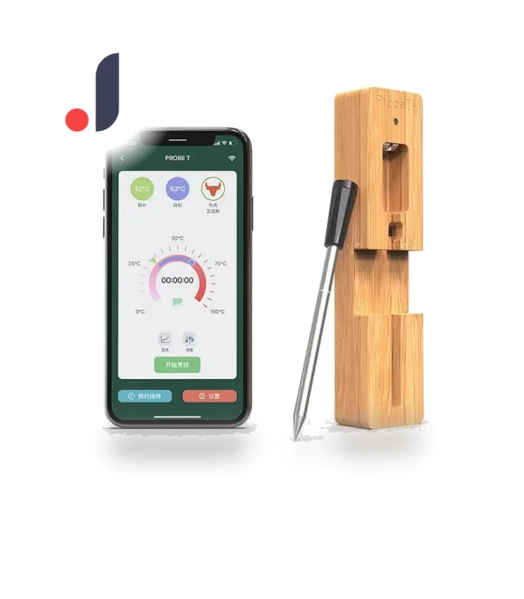 Wireless Meat Thermometer with Remote Control — Thermometers, Leisure outdoor
