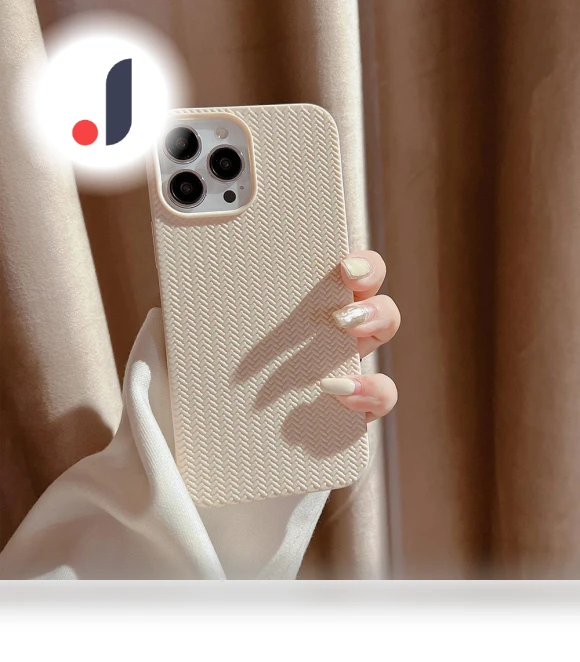 Woven Texture Soft TPU Back Case — Basic Cases, Smartwatch 2025
