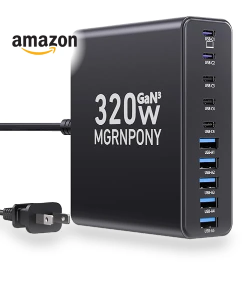 10-Port USB C Charging Station — Chargers, MGRNPONY