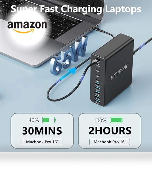 10-Port USB C Charging Station — Chargers, MGRNPONY