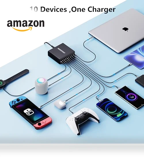 10-Port USB C Charging Station — Chargers, MGRNPONY