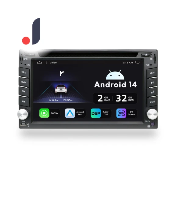 2 Din Android Car Stereo DVD Player — Stereo Receivers, Zen-Japan Electronics