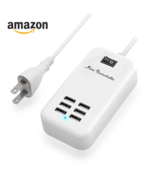 6 Ports USB Charger Hub — Chargers, Mini Butterballe