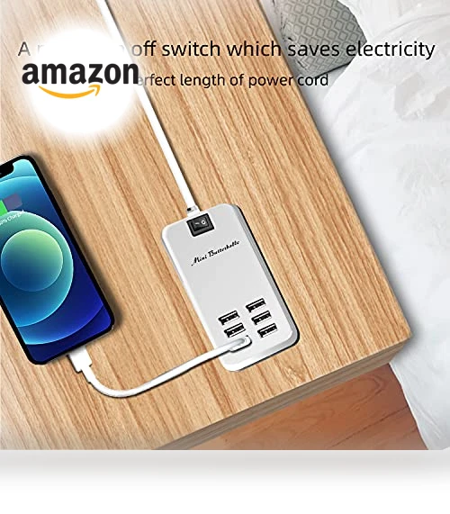 6 Ports USB Charger Hub — Chargers, Mini Butterballe