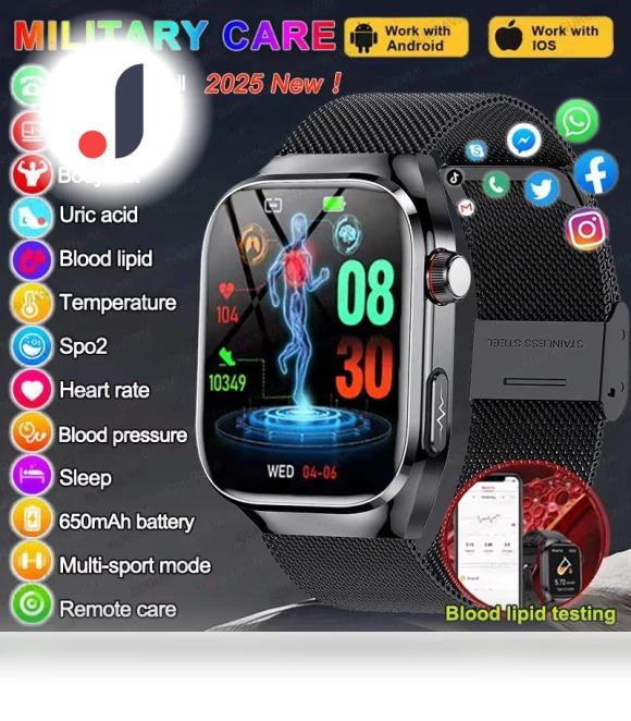 AI Health Smartwatch with Laser Diagnosis — Smartwatches, ElectronicsHome