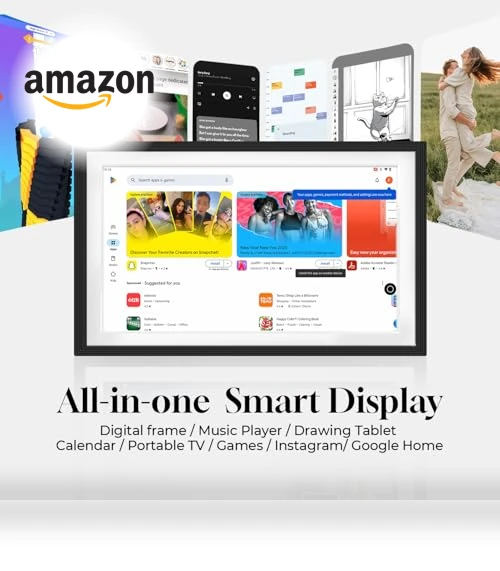 All-in-one Smart Display with Anti-Glare Touchscreen — Media Players, Changing
