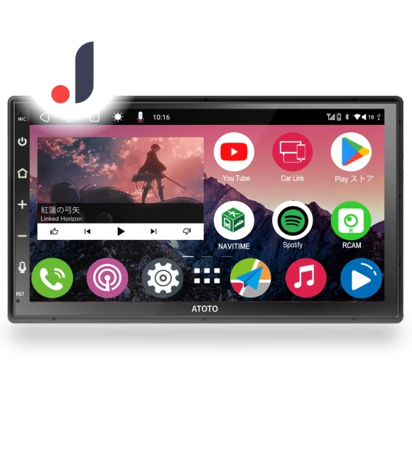 Android Audio Integrated 2DIN Car Stereo — Stereo Receivers, ATOTO