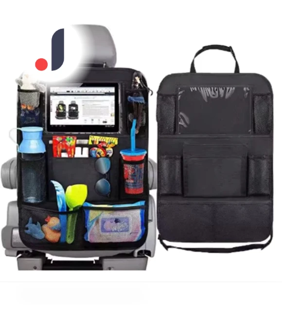 Car Backseat Organizer with Touch Screen — Seat Back, Makeup Retailer