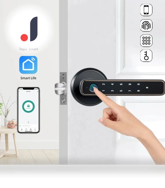 Digital Door Lock with Fingerprint — Locks, The Romantics
