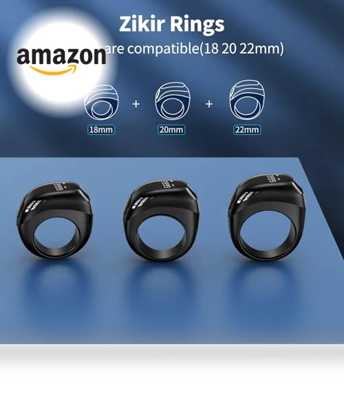 Digital Tasbeeh Counter Ring — Smart Rings, OUD Bukhoor
