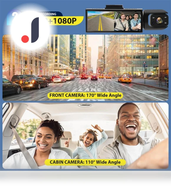Dual Lens Dash Cam — Dashboard Cameras, Global Pavilion