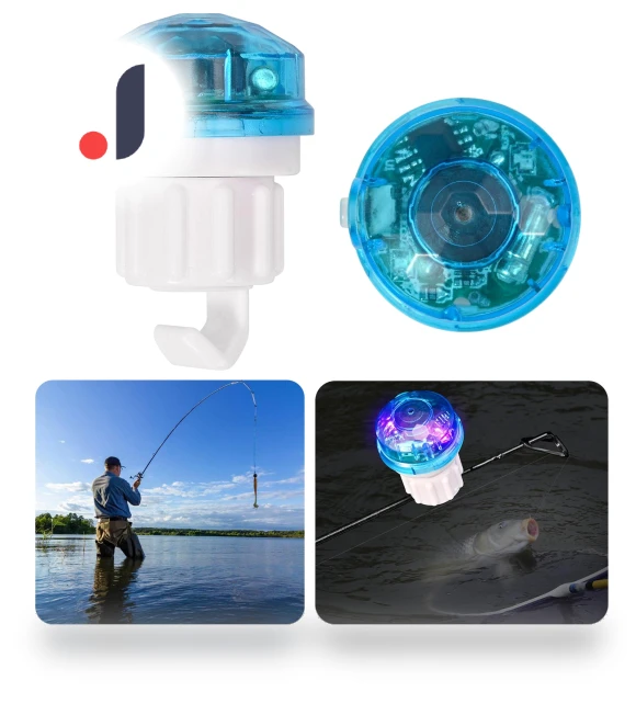 Electronic Bite Indicator LED Rod Lamp — Bite Indicators, Pale Blue