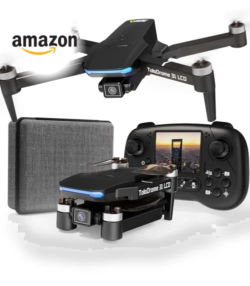 Foldable RC Drone with LCD Screen — Drones, Toladrone