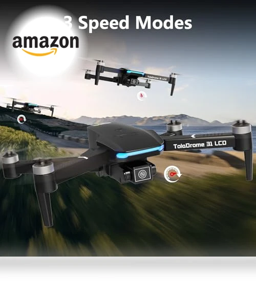 Foldable RC Drone with LCD Screen — Drones, Toladrone