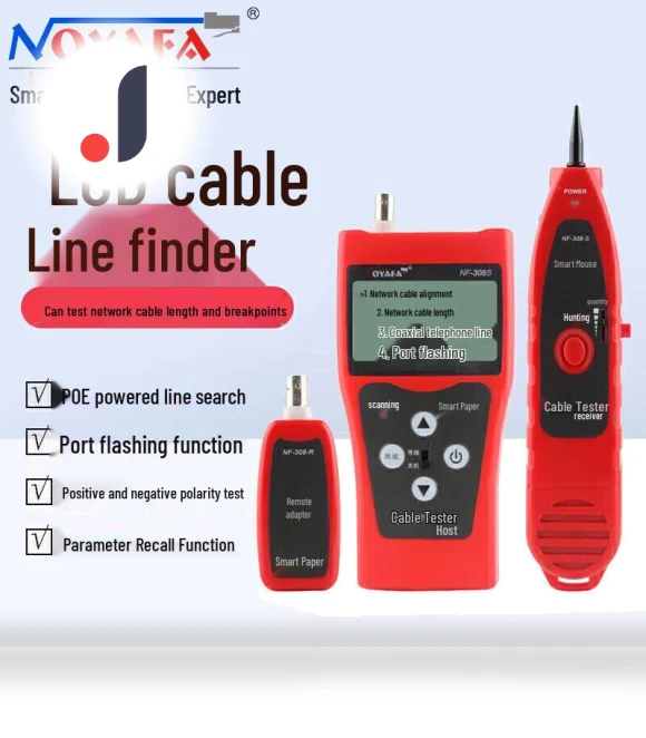 Multifunction Network Anti-Interference Cable Tracker & Noiseless Port Flashing Tester — Network & Cable Testers, Discount Domain