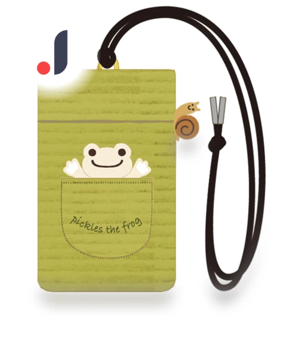Pickles the Frog Corduroy Smartphone Sacoche — Phone Charms, Nakajima Corporation