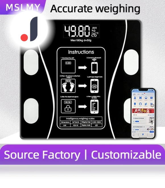 Precision Body Fat & Weight Analyzer — Body Composition Analysis, Deals Supermarket