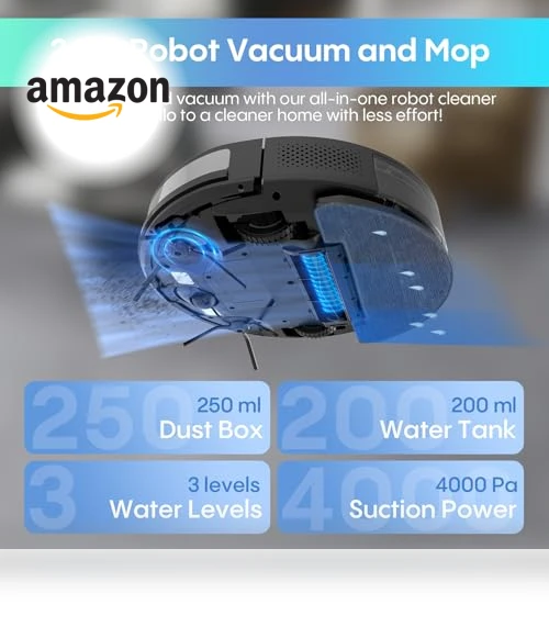 Robot Vacuum and Mop Combo — Smart Cleaning Robots, Bagotte