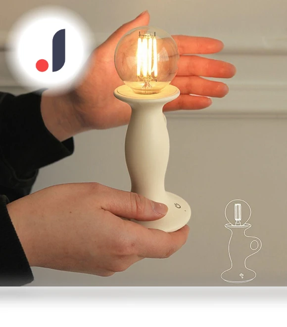 Romantic Candle-shaped Lamp — Creative Lighting Solutions, JIOUjitang