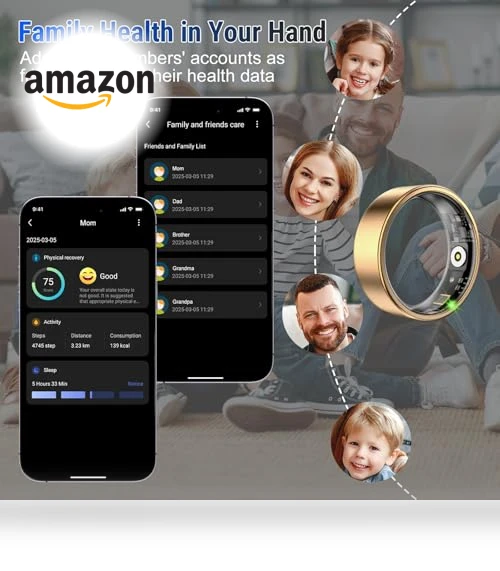 Sleep Monitoring Fitness Tracker Ring — Smart Rings, YULUCKGO