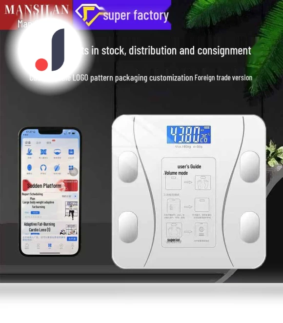 Smart Bluetooth Body Fat Scale — Body Composition Analysis, Deals Supermarket
