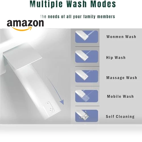 Smart Toilet with Heated Seat and Bidet — Bathroom Essentials, WinZo