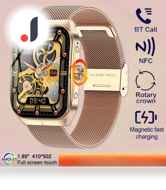 Smart Watch with NFC AMOLED Display — Smartwatches, ElectronicsHome