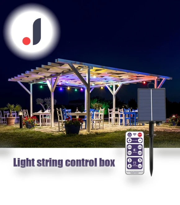 Solar Panel LED String Light — Outdoor String Lights, Homeware Essentials