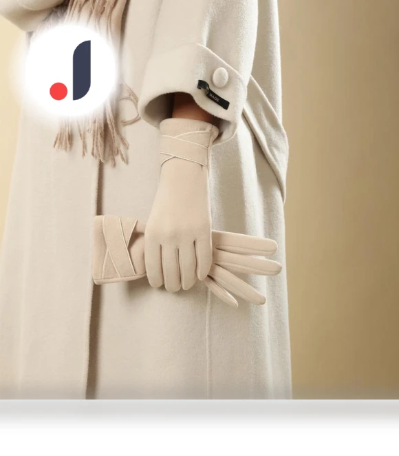 Winter Velvet Fingerless Gloves with Touchscreen — Gloves, Millioner