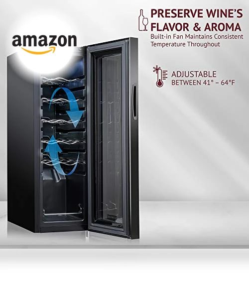 12 Bottle Compressor Wine Cooler Refrigerator — Wine Storage Solutions, SCHMÉCKÉ