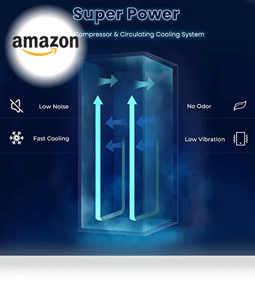 15 Inch Beverage Cooler Refrigerator — Mini Fridges, COSTWAY