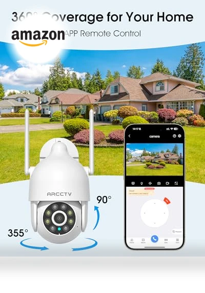 2K Security Camera Outdoor — Security Cameras, ARCCTV