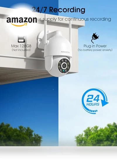 2K Security Camera Outdoor — Security Cameras, ARCCTV