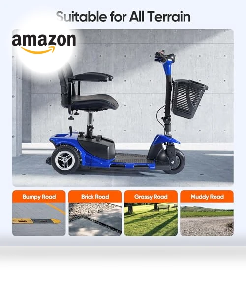 3 Wheel Mobility Scooter — Rolling Walkers, VERPAL