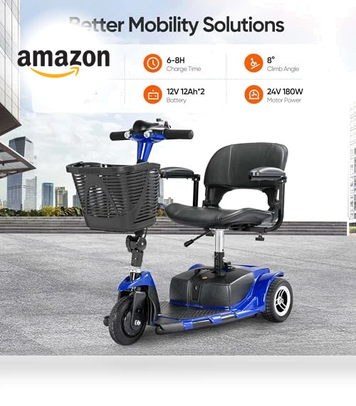 3 Wheel Mobility Scooter — Rolling Walkers, VERPAL