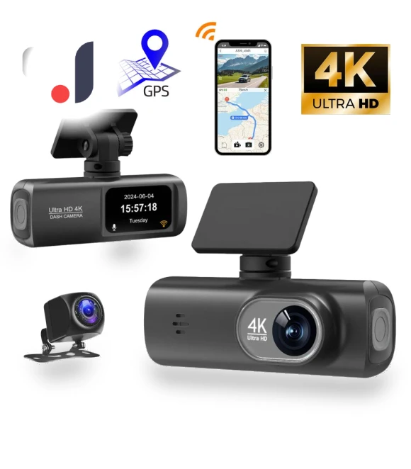 4K Dual-Channel Dash Camera — Dashboard Cameras, Deals Depot