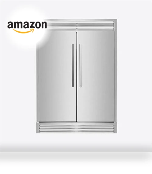 60" 2-Piece Convertible Refrigerator/Freezer Built-In — Mini Fridges, Forno