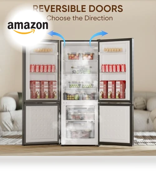 7.1 Cu.Ft Refrigerator with Bottom Freezer — Mini Fridges, Upstreman