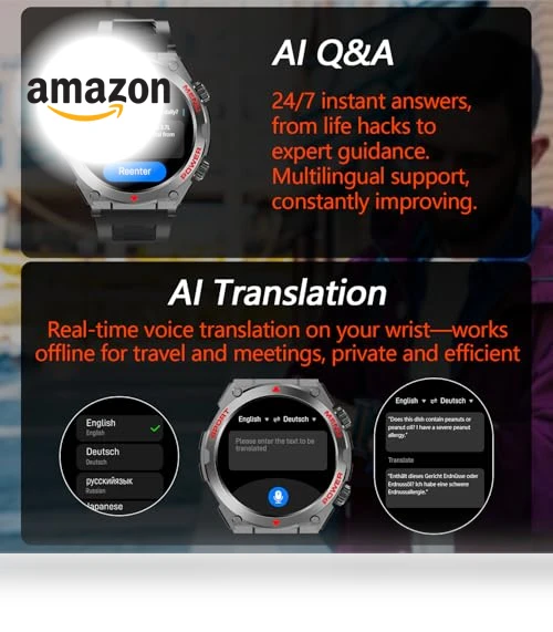 AI Smartwatch — Smartwatches, Bvlrksc