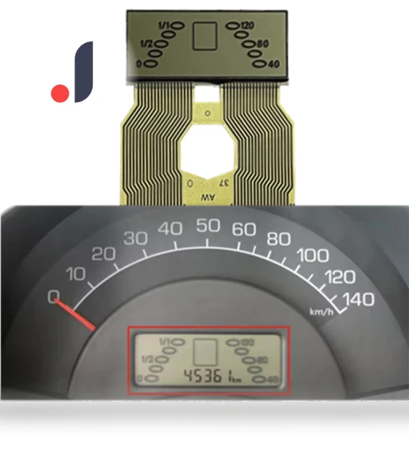 Dashboard Instrument Cluster LCD Display Screen — Clock, FYUU-autoparts