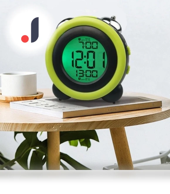 Digital Watch with Blue Backlight — Wearable Accessories, Weichao