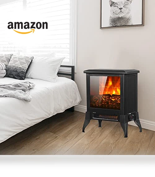 Electric Fireplace Stove Heater — Electric Heating Solutions, Winado