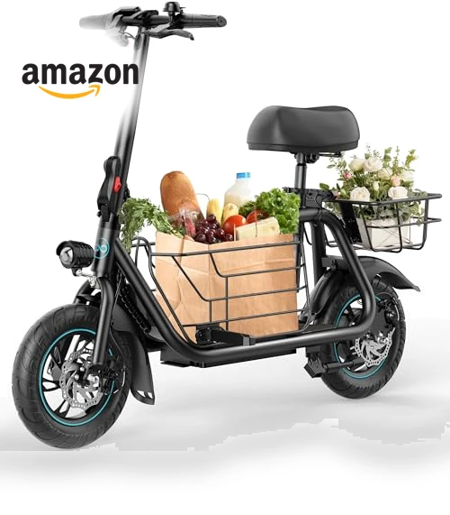 Electric Scooter with Seat — Electric Self-Balancing Scooters, URBANMAX