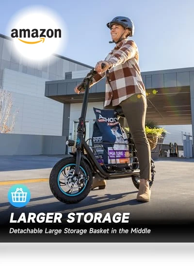 Electric Scooter with Seat — Electric Self-Balancing Scooters, URBANMAX