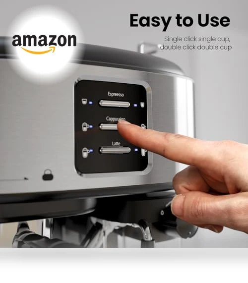 Espresso and Cappuccino Machine — Coffee & Espresso Combos, Electactic