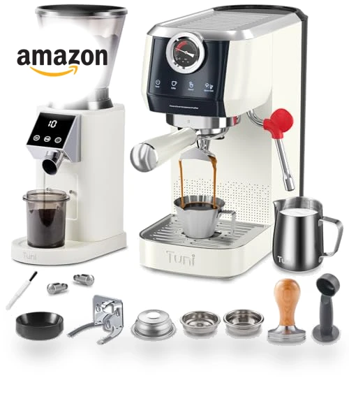 Espresso Machine and Coffee Grinder Combo — Electric Blade Coffee Grinders, Tuni