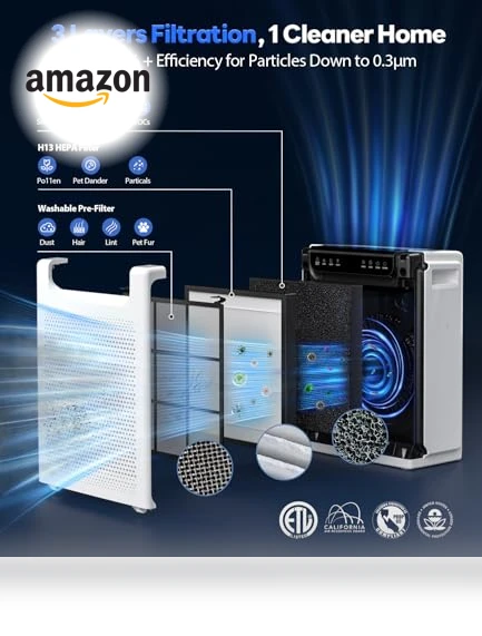 Large Room Air Purifier — Activated Carbon Air Purifiers