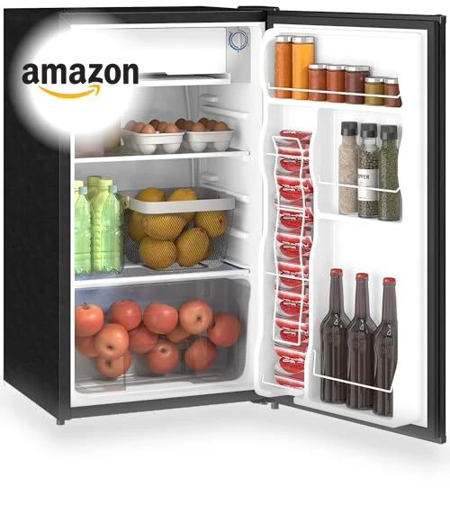 Mini Fridge with Freezer — Mini Fridges, HOMCOM