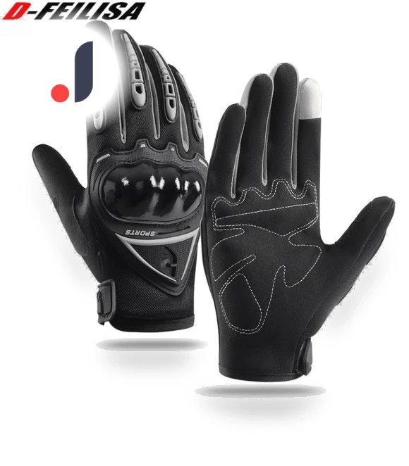 Motorcycle Gloves with Full Finger and Touchscreen — Gloves, Freedom Outdoors